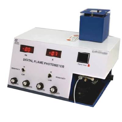 flame photometer digital double channel