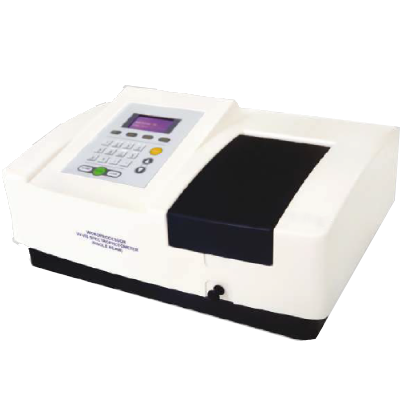 SINGLE BEAM UV VISIBLE SPECTROPHOTOMETER